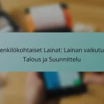 Henkilökohtaiset Lainat: Lainan vaikutus, Talous ja Suunnittelu