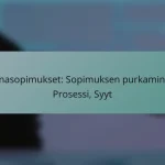 Lainasopimukset: Sopimuksen purkaminen, Prosessi, Syyt